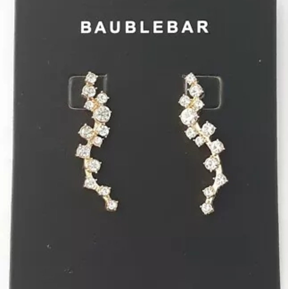 BaubleBar Gold and Silver Earrings - Picture 3 of 3